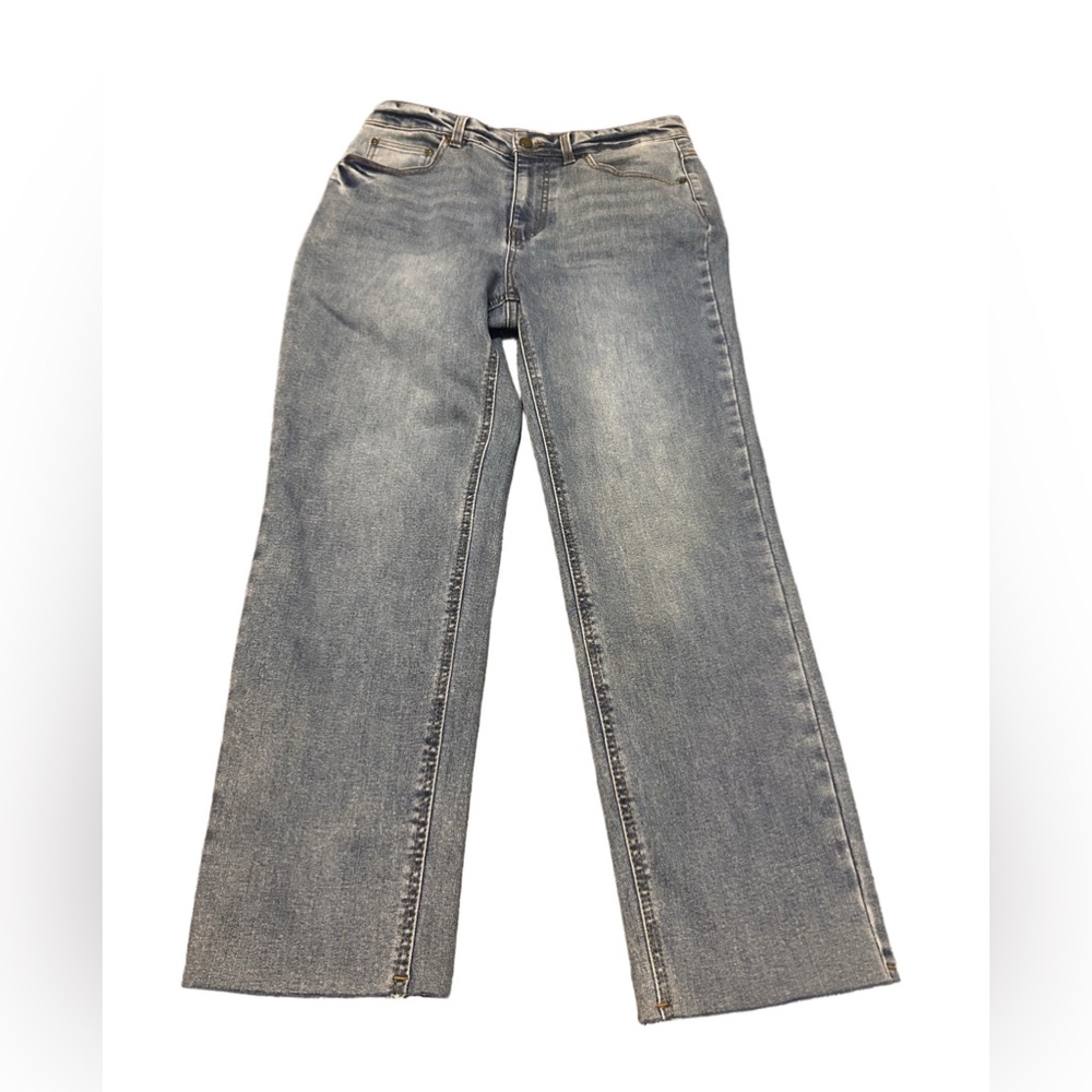 OAT New York Wide Leg Cropped Jeans Blue Women’s Size 8/29